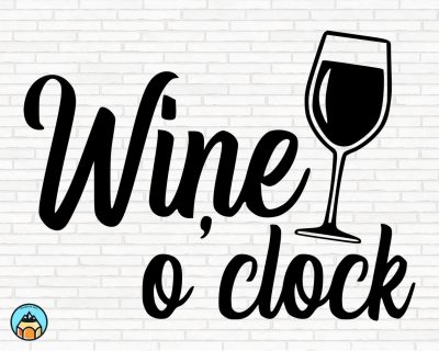 Wine o Clock SVG