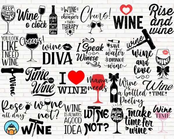 Wine SVG Bundle