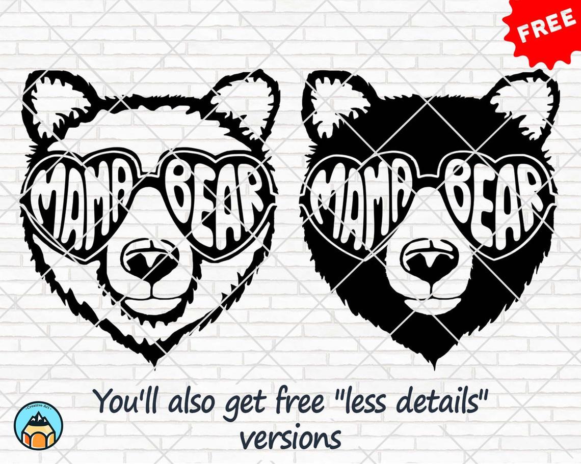 Free Free Mom Bear Svg 291 SVG PNG EPS DXF File