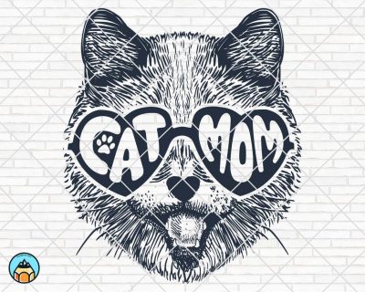 Cat Mom SVG