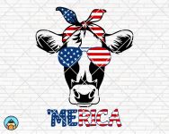 Cow Merica SVG