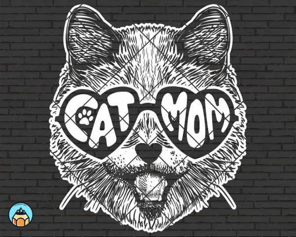 Cat Mom SVG