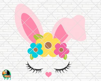 Bunny Face SVG