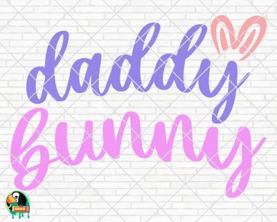 Daddy Bunny SVG
