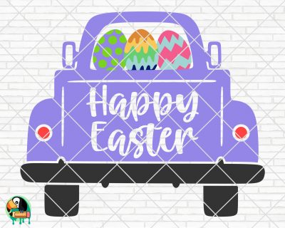 Easter Truck SVG