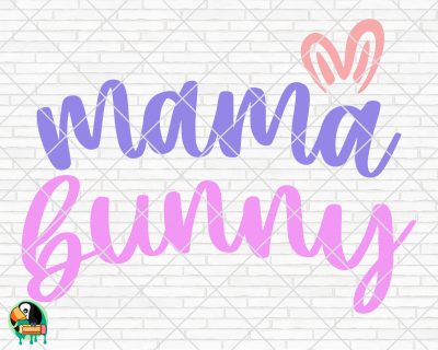 Mama Bunny SVG