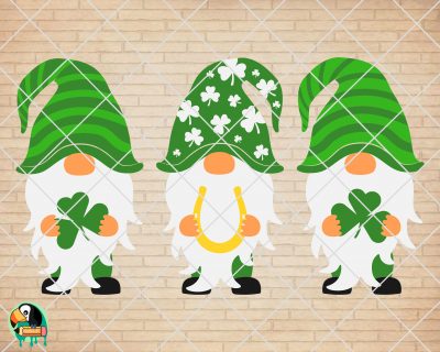 St Patrick’s Day Gnomes SVG