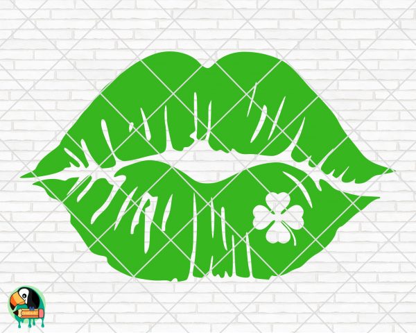 Lucky Kiss Lips SVG