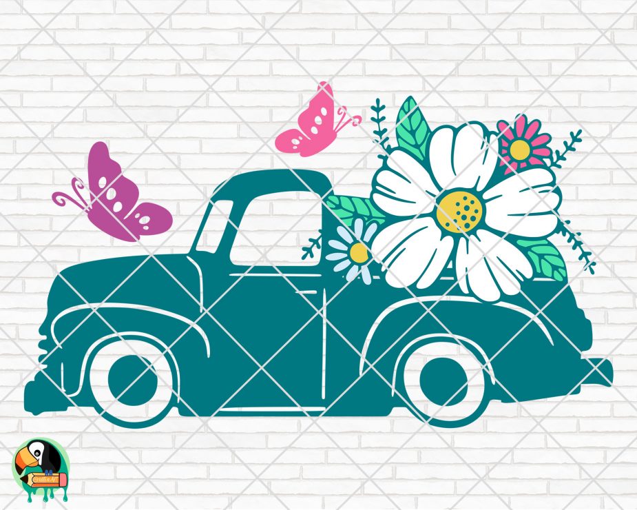 Free Free Truck With Sunflowers Svg 594 SVG PNG EPS DXF File
