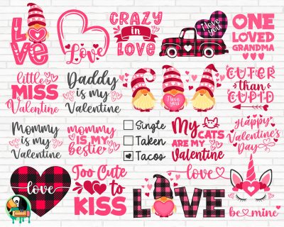 Valentine’s Day SVG Bundle