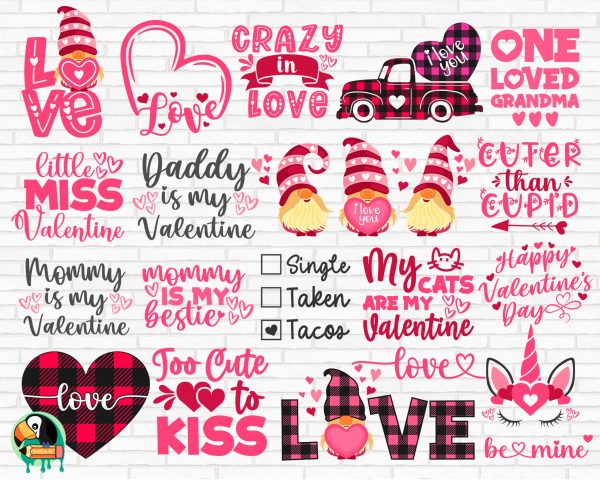 Valentine’s Day SVG Bundle