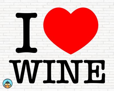 I Love Wine SVG