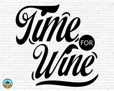 Time For Wine SVG