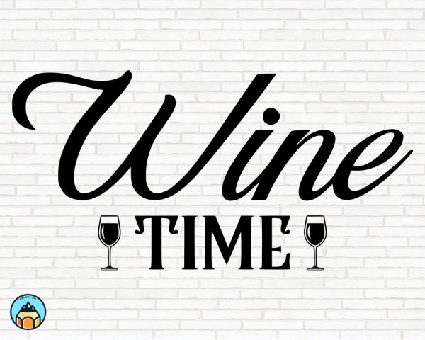 Wine Time SVG