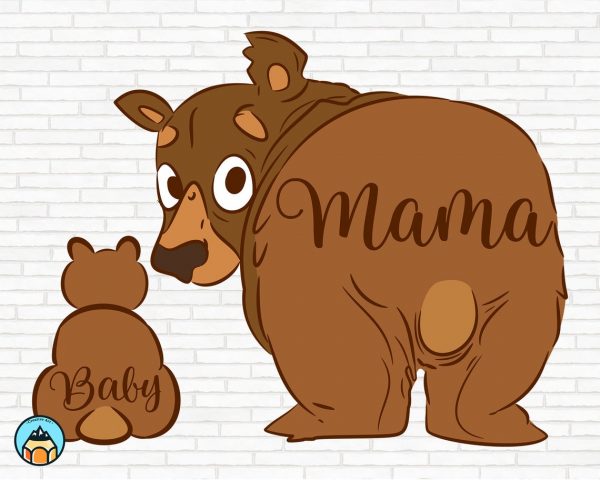 Bear Family SVG