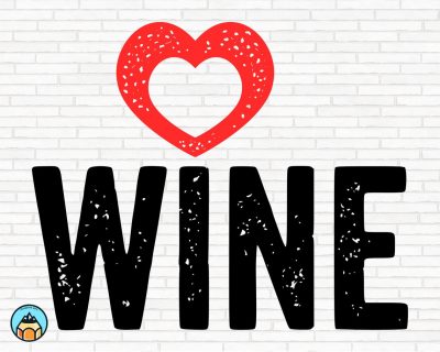 I Love Wine SVG