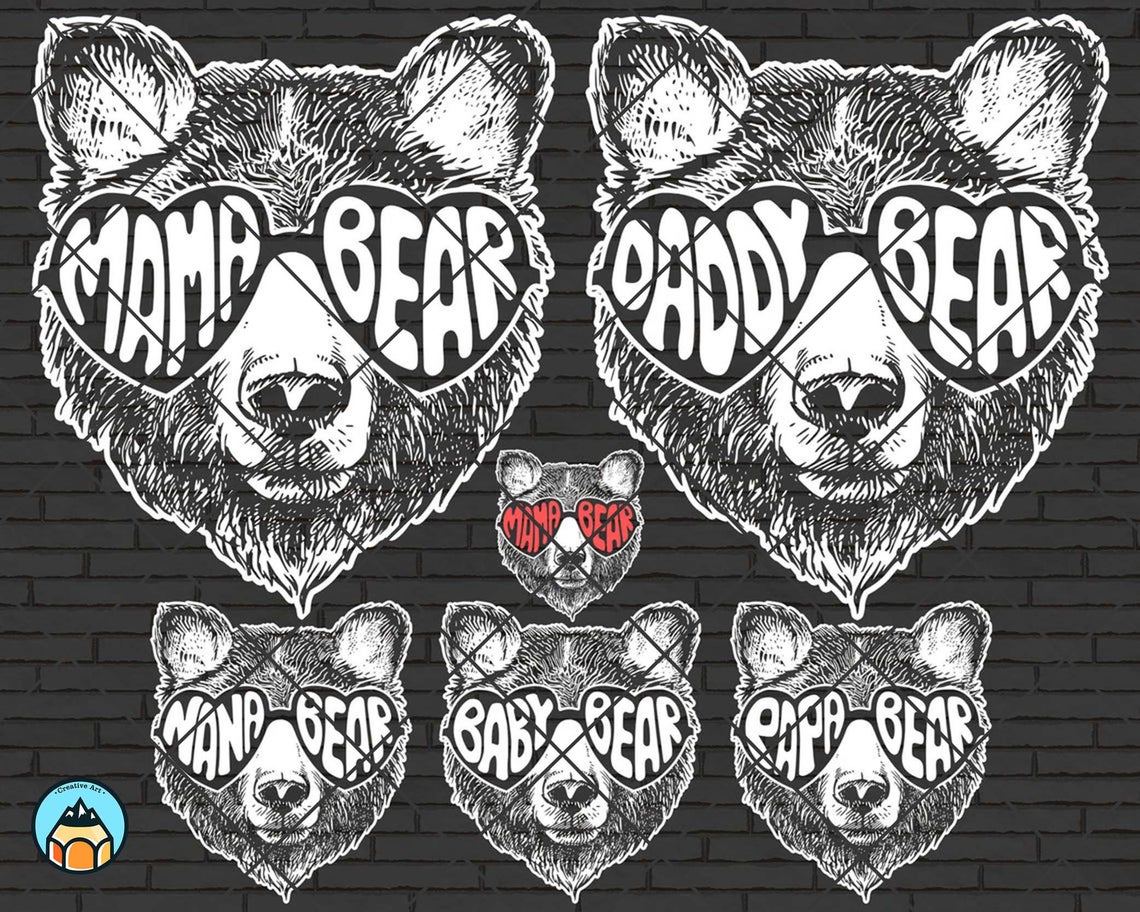 Bear Family SVG Bundle
