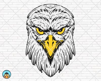 Eagle Face SVG