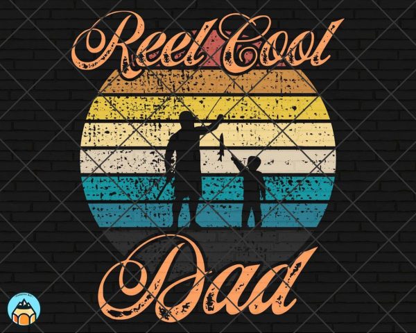 Reel Cool Dad SVG,  Fishing SVG