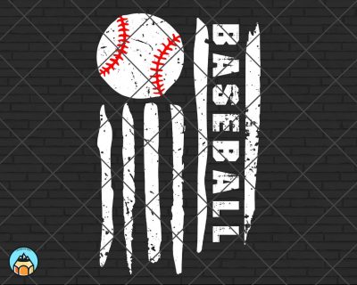 Baseball Flag SVG