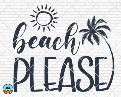 Beach Please SVG