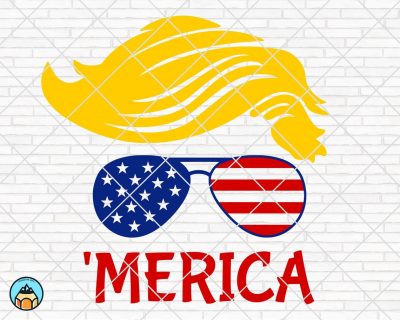 Trump Merica SVG