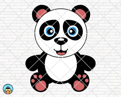 Baby Panda SVG