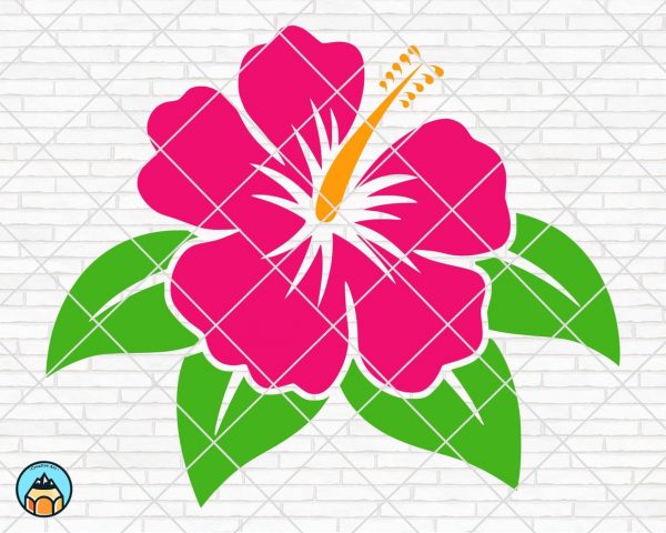 Hibiscus Flower SVG