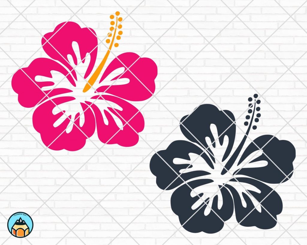 Hibiscus Flower SVG | HotSVG.com