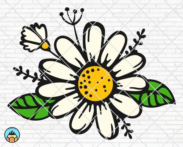 Daisy Flower SVG