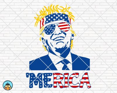 Trump Merica SVG