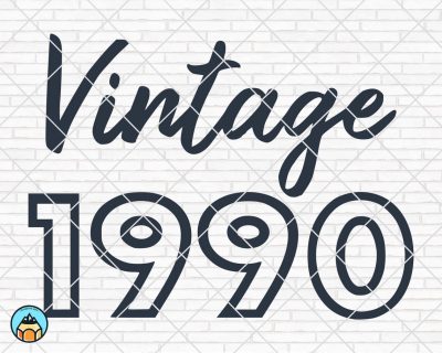 Vintage 1990 SVG