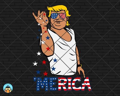 Trump Merica SVG