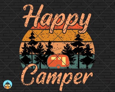 Happy Camper SVG