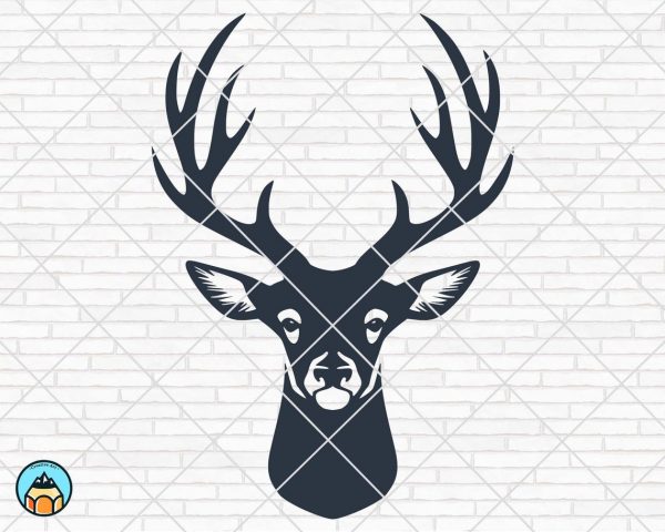 Deer Head SVG