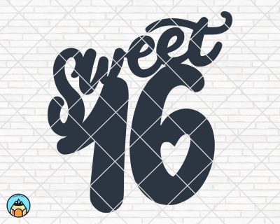 Sweet 16 SVG