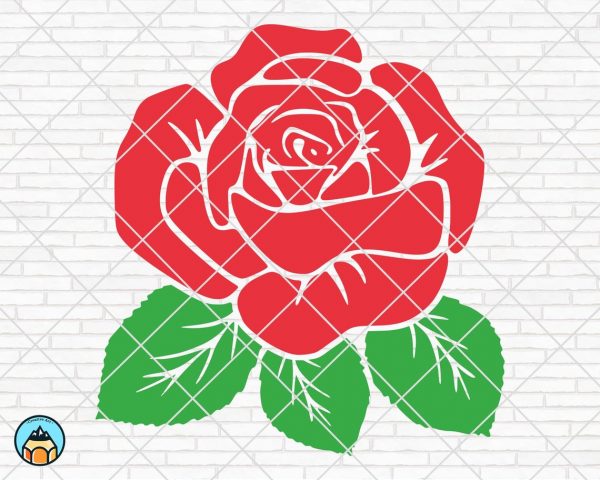 Rose Flower SVG