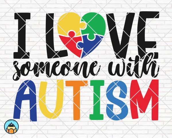 I Love Someone With Autism SVG
