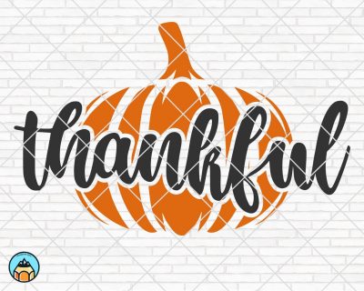 Thankful SVG, Pumpkin SVG