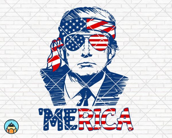 Trump Merica SVG