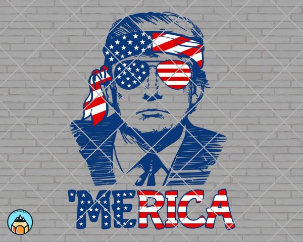 Trump Merica SVG