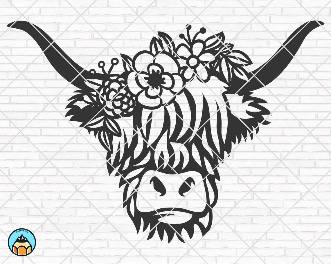 Free Free 185 Free Highland Cow Svg SVG PNG EPS DXF File