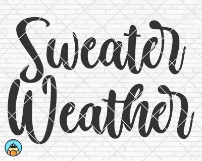 Sweater Weather SVG