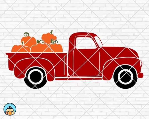 Pumpkin Truck SVG