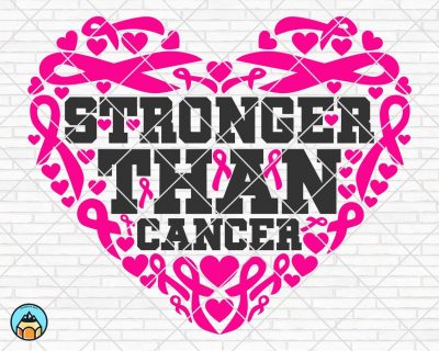 Stronger than Cancer SVG