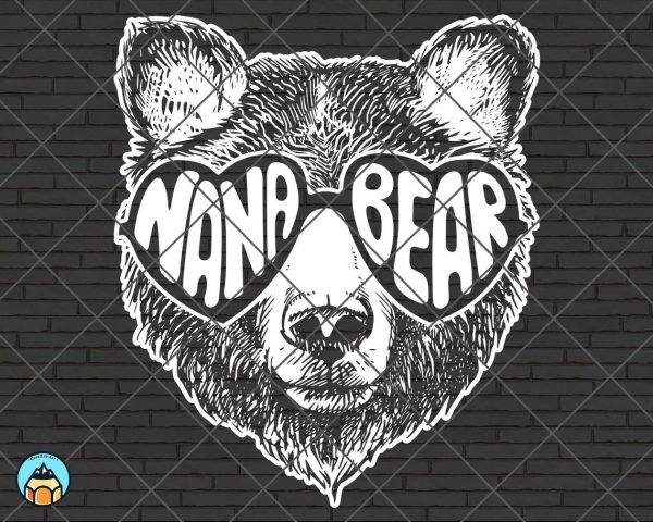 Nana Bear SVG | HotSVG.com