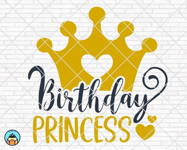 Birthday Princess SVG