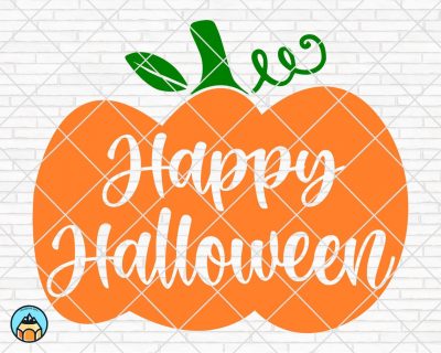 Happy Halloween Pumpkin SVG