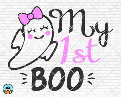 My First Boo SVG, Cute Ghost SVG