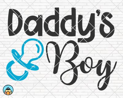 Daddy’s Boy SVG, Baby SVG